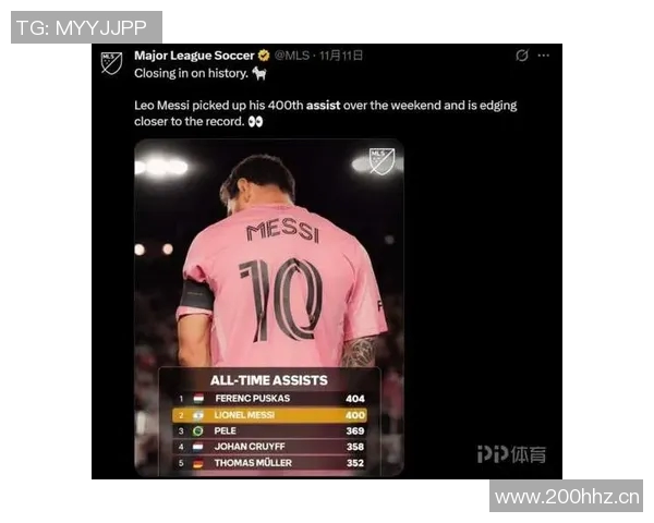 梅西助攻数达到405次超越普斯卡什成足坛历史第一人